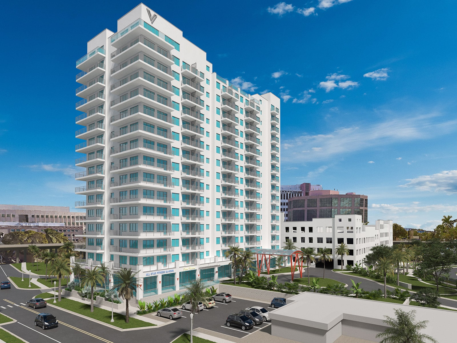 Exterior rendering of Vantage property in Fort Myers